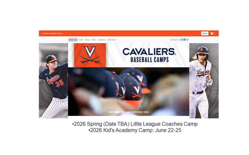 Upcoming UVa Baseball camps